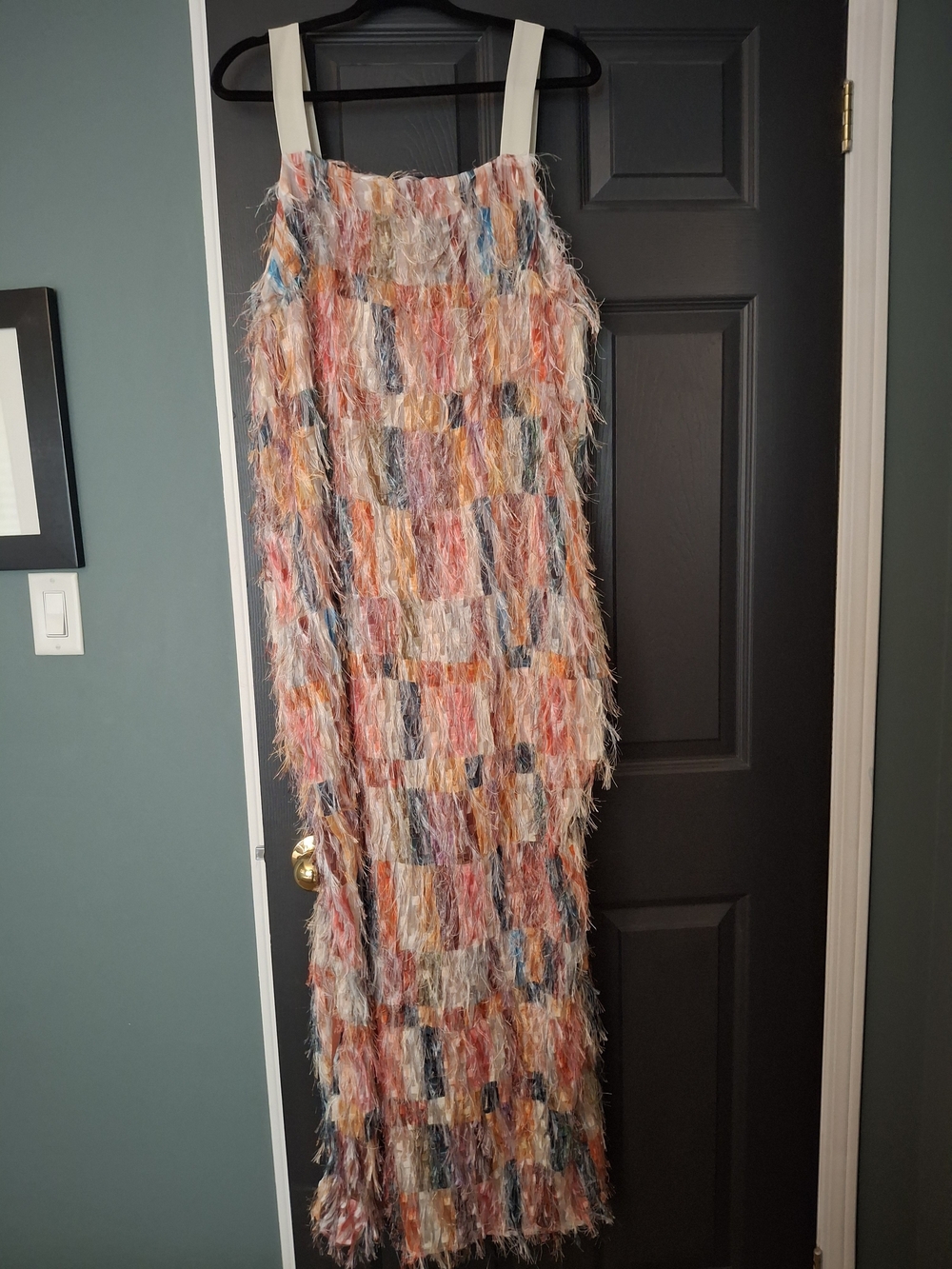 Multicolor Fringe Maxi Dress - Women